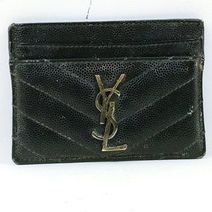 Saint Laurent Women's Black Card Wallet (Posh43)